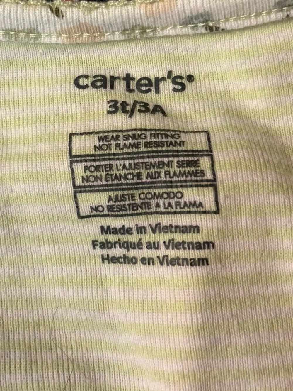 Carter’s Girls Pajama Bundle 3T Zip Sleeper Footie Unicorn‎ + Zip Romper No Feet